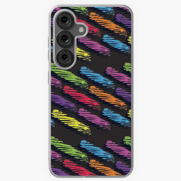 Rainbow Scribbles Arcade Carpet Samsung Galaxy Soft Case