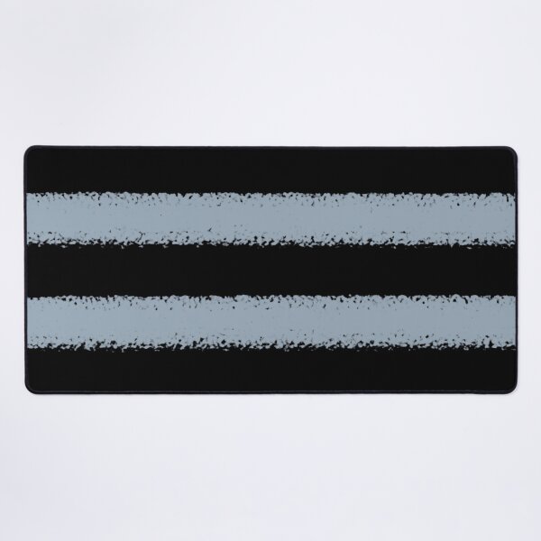 Item preview, Black and Blue Horizontal Stripe Pattern Pairs 2022 Popular Color Sherwin Williams Aleutian SW 6241 designed and sold by ColorOfTheYears.