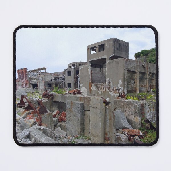 Item preview, Gunkanjima Island Japan designed and sold by cuisinecat2.