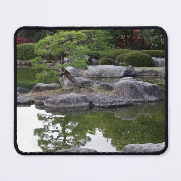 Item preview, Reflections of a tree in a Japanese garden designed and sold by cuisinecat2.