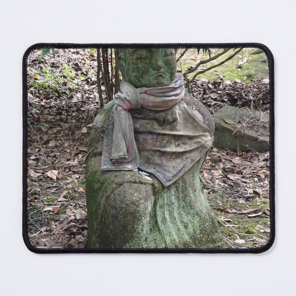 Item preview, Statue of a disciple of Buddha near Reigando Cave Japan designed and sold by cuisinecat2.