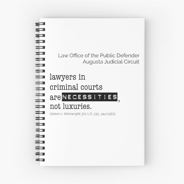 Item preview, Augusta PD Office Gideon v. Wainwright v.2 designed and sold by wendeebee.