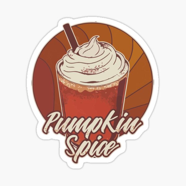 pumpkin spice Sticker