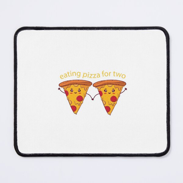 Item preview, eating pizza for two t-shirts- pizza t-shirts -lover pizza t-shirts designed and sold by zed25designer.