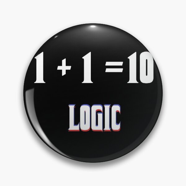 Item preview, 1+1=10 Binary - Funny Programming Jokes designed and sold by ELPRONTO-DESIGN.