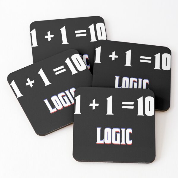 Item preview, 1+1=10 Binary - Funny Programming Jokes designed and sold by ELPRONTO-DESIGN.