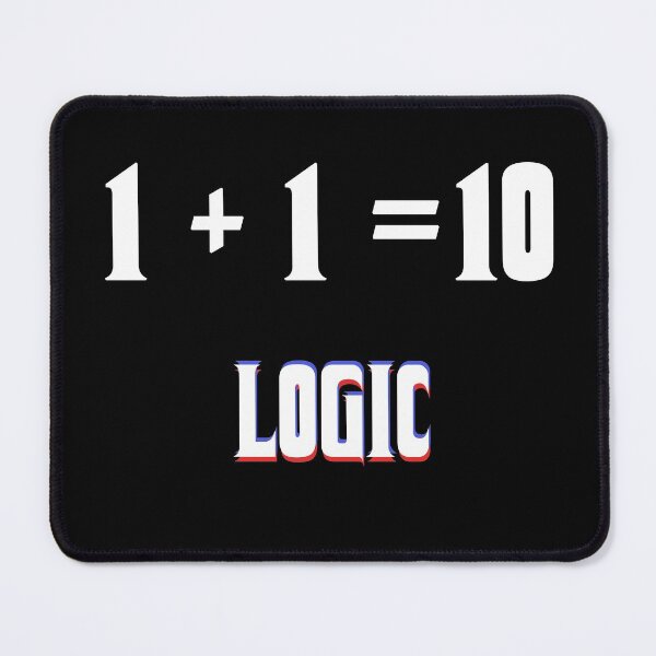 Item preview, 1+1=10 Binary - Funny Programming Jokes designed and sold by ELPRONTO-DESIGN.