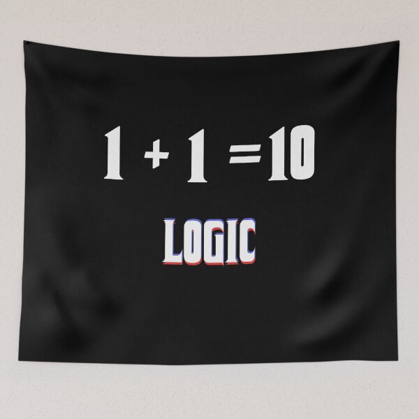 Item preview, 1+1=10 Binary - Funny Programming Jokes designed and sold by ELPRONTO-DESIGN.