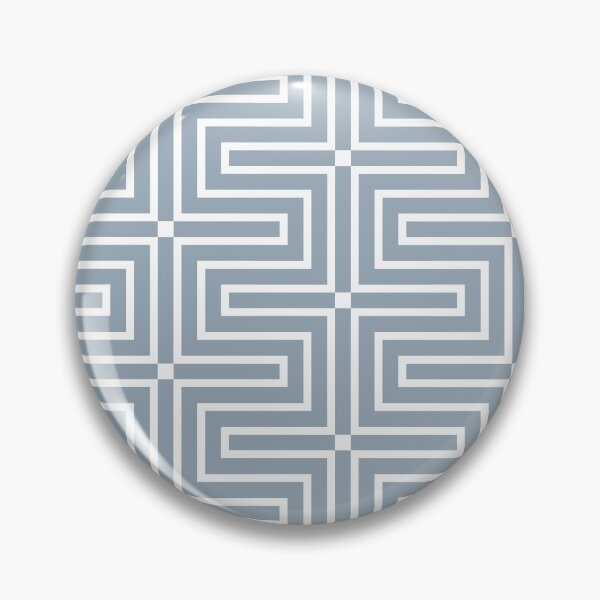 Item preview, Blue and White Tessellation Line Pattern 3 Pairs 2022 Popular Color Sherwin Williams Aleutian SW 6241 designed and sold by ColorOfTheYears.