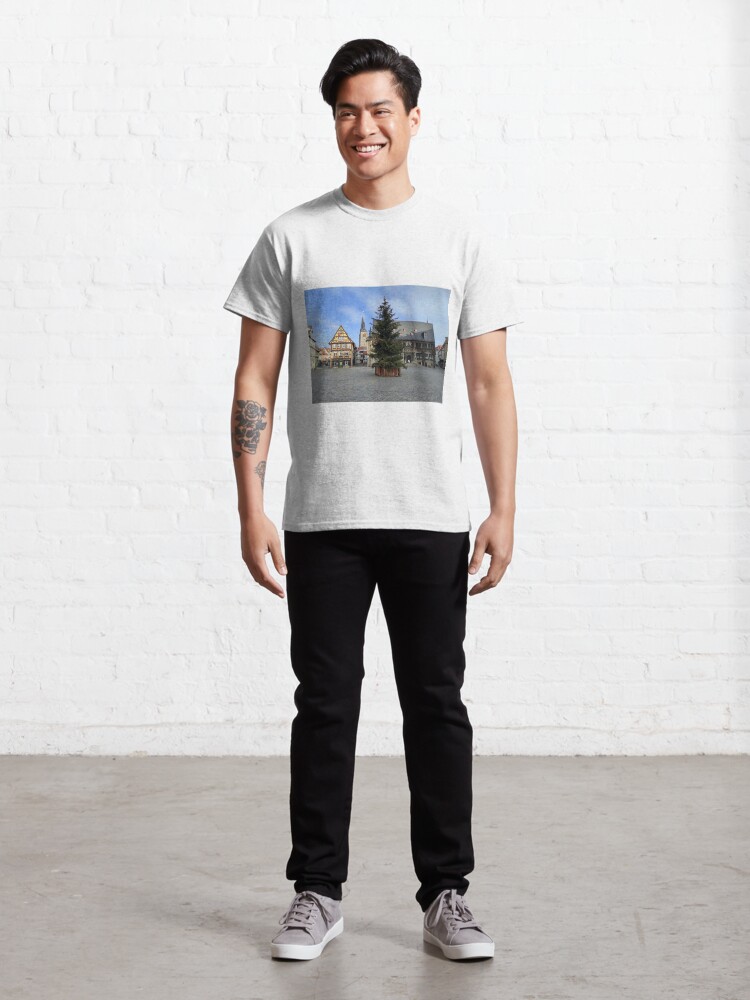 Alternative Ansicht von Quedlinburg, Markt Classic T-Shirt