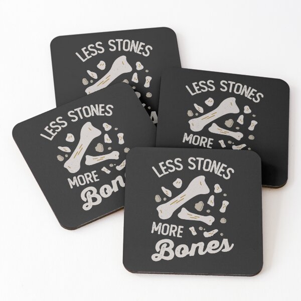 Item preview, Less Stones More Bones Funny Gift For Fossil Hunters And Paleontologists designed and sold by JokeGysen.