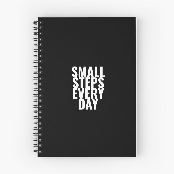 Item preview, Small Steps Every Day, Motivational quotes designed and sold by Minimalist Quotes and Sayings.