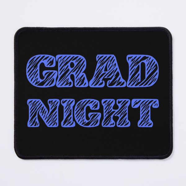 Item preview, Graduation Night Celebration Scribble Font Blue designed and sold by Vibbin4Life33.