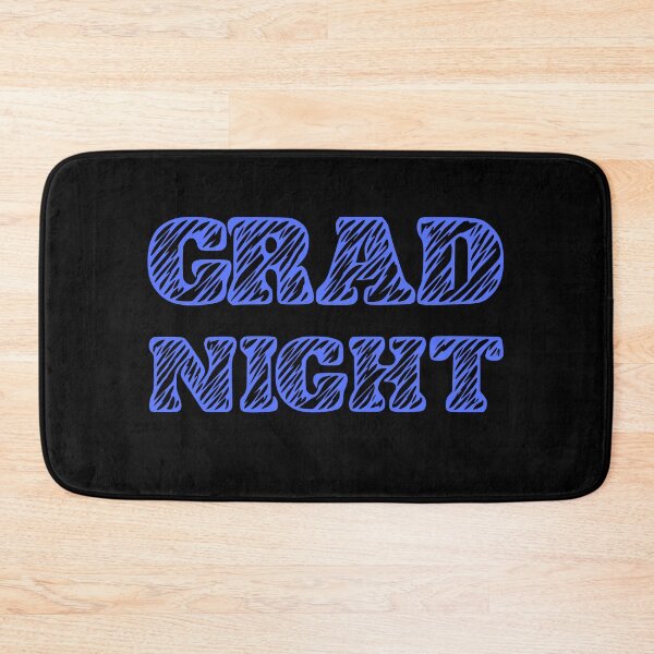 Item preview, Graduation Night Celebration Scribble Font Blue designed and sold by Vibbin4Life33.