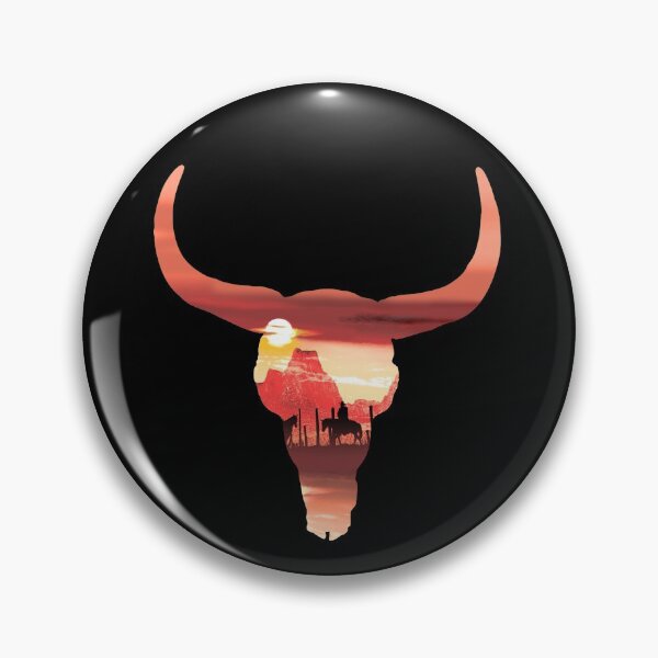 Item preview, Cow Skull, desert and cowboys, boho, bull skull designed and sold by Collagedream.