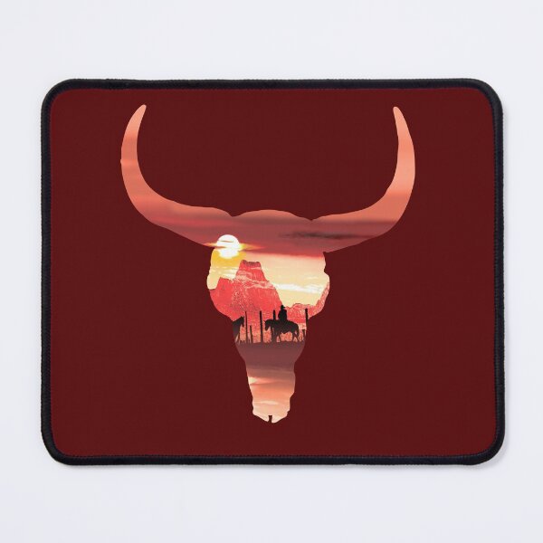 Item preview, Cow Skull, desert and cowboys, boho, bull skull designed and sold by Collagedream.