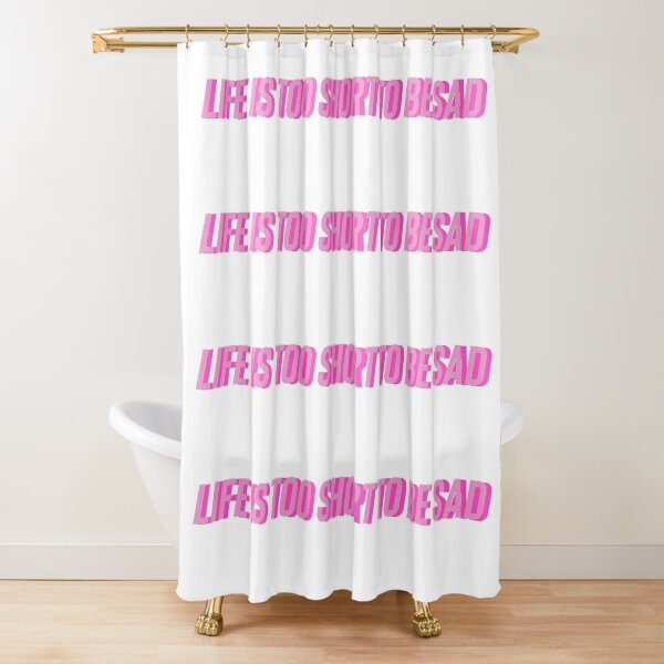 Item preview, life is too short to be sad quote designed and sold by Aileenl07.