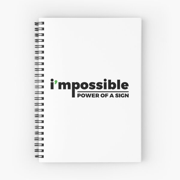Item preview, I'MPOSSIBLE Text designed and sold by CreaterB.
