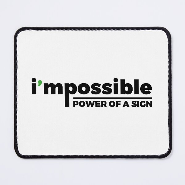 Item preview, I'MPOSSIBLE Text designed and sold by CreaterB.