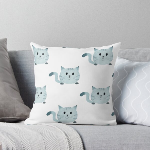 Item preview, cat pate meow, cute meow, bule cat cute design for catlover designed and sold by Buff Toon .