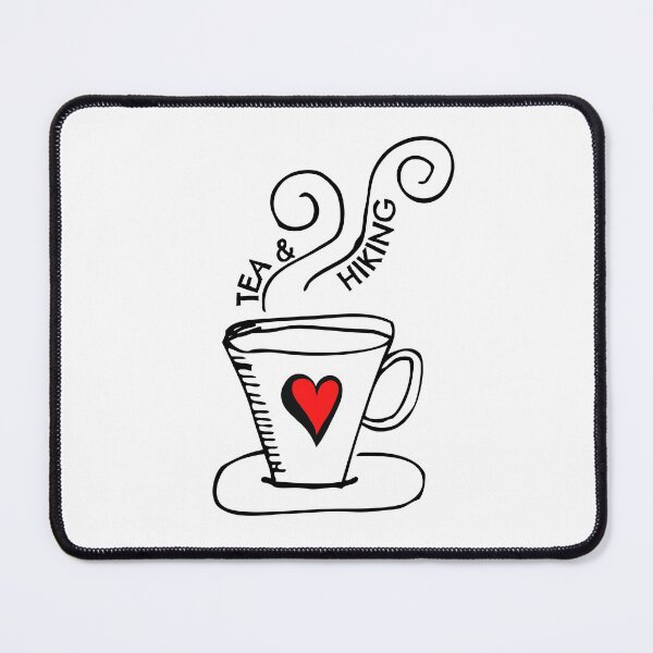 Item preview, Tea & Hiking designed and sold by TheGreenGoat.