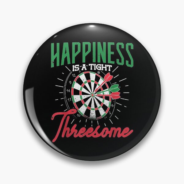 Artikelvorschau, Dartboard Happiness Tight Threesome Darts entworfen und verkauft von suzanso.
