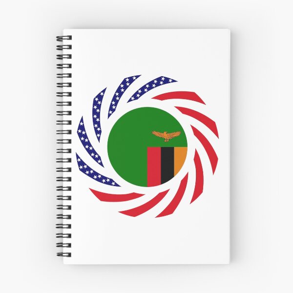 Item preview, Zambian American Multinational Patriot Flag Series designed and sold by Carbon-Fibre Media.