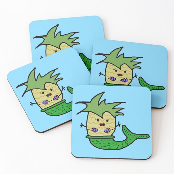 Item preview, Mermaid Pineapple designed and sold by PineapplePolite.