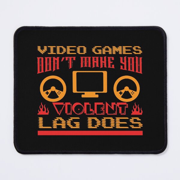 Item preview, Video Games Don't Make You Violent Lag Does - Gaming Remote Controller designed and sold by Prince - Bestseller ★★★★★.