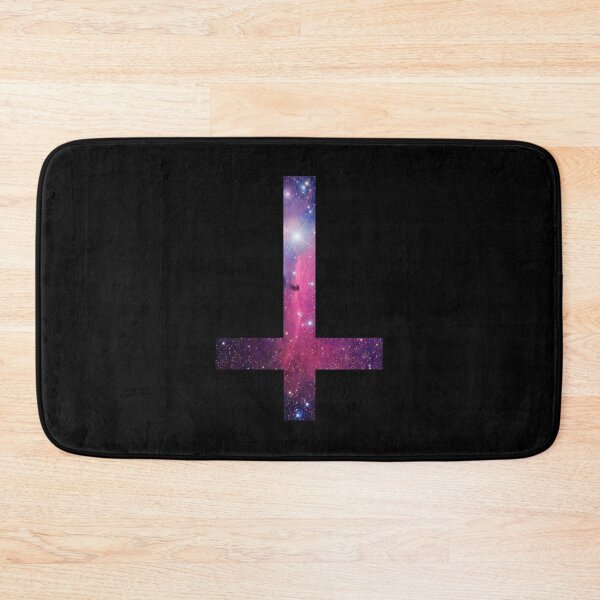 Item preview, Purple Galaxy Inverted Cross designed and sold by rapplatt.