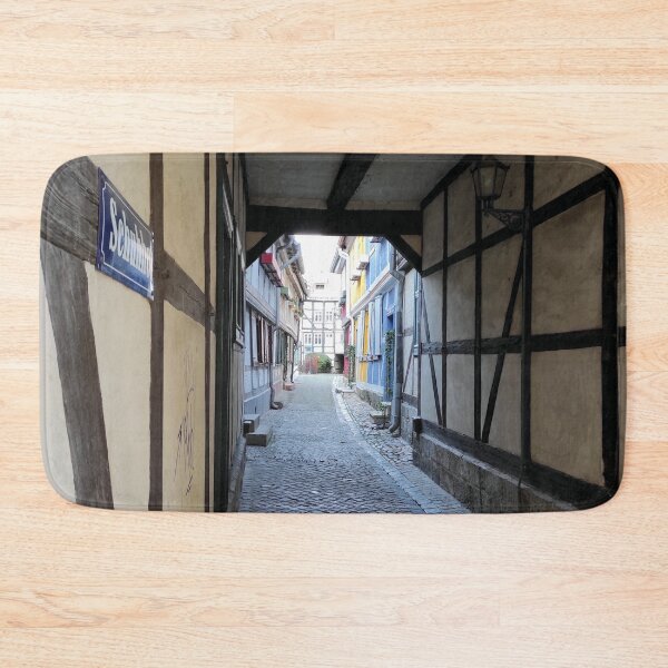 Item preview, Narrow alley in Quedlinburg designed and sold by Gourmetkater.