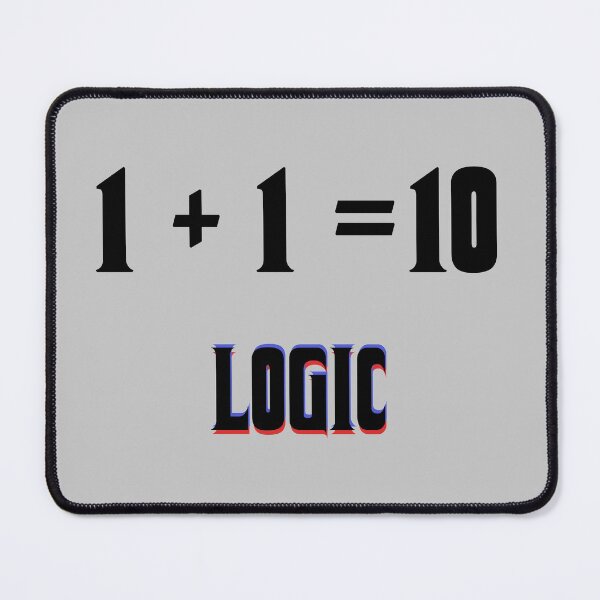 Item preview, 1+1=10 Binary - Funny Programming Jokes designed and sold by ELPRONTO-DESIGN.