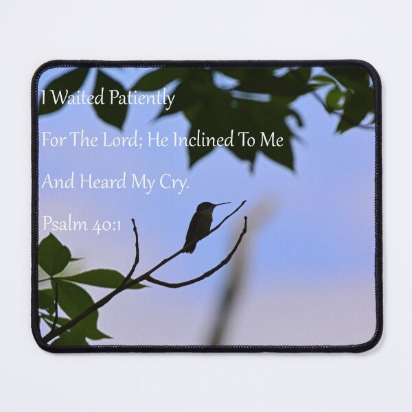 Item preview, Humming Bird On A Branch Psalm 401 designed and sold by LisaWootenPhoto.