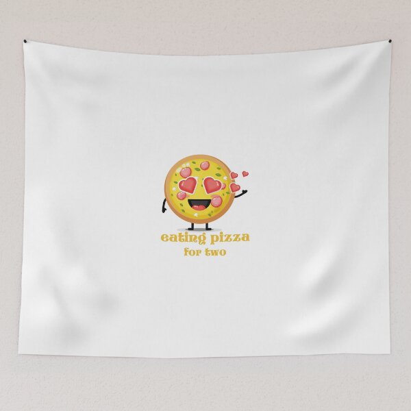 Item preview, eating pizza for two t-shirts- pizza t-shirts -lover pizza t-shirts designed and sold by zed25designer.