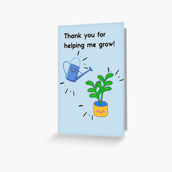 Item preview, Thank you for helping me grow! designed and sold by Yaseee.