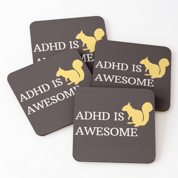 Item preview, ADHD Is Awesome Squirrel designed and sold by Color-Sparkle.