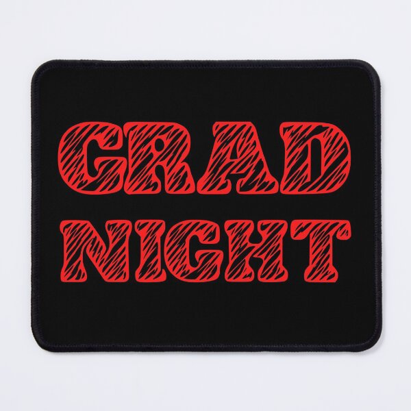 Item preview, Graduation Night Celebration Scribble Font Red designed and sold by Vibbin4Life33.