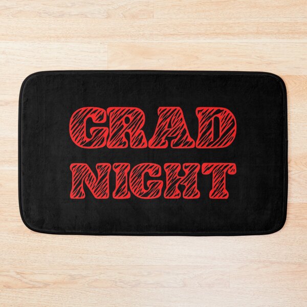 Item preview, Graduation Night Celebration Scribble Font Red designed and sold by Vibbin4Life33.