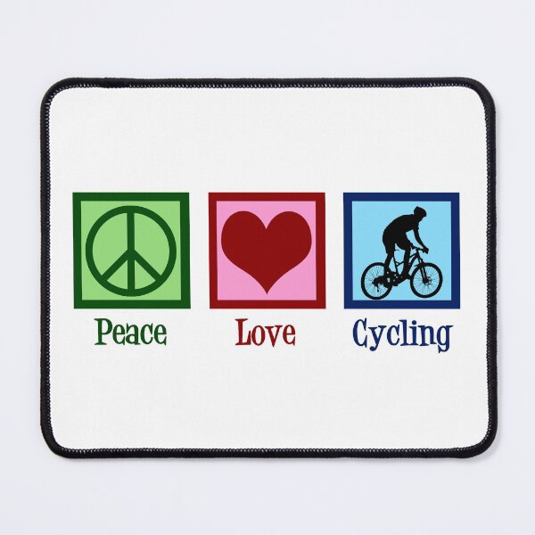 Item preview, Peace Love Cycling designed and sold by Epic Love Designs.