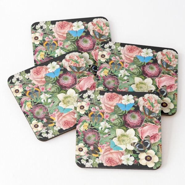 Item preview, Vintage Beautiful Flowers And Butterflies designed and sold by TrulyEpoque.