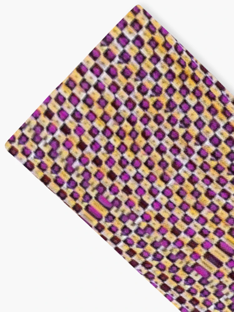 Thumbnail 2 of 5, Socks, Checkerboard Raspberry designed and sold by Kawaii85.