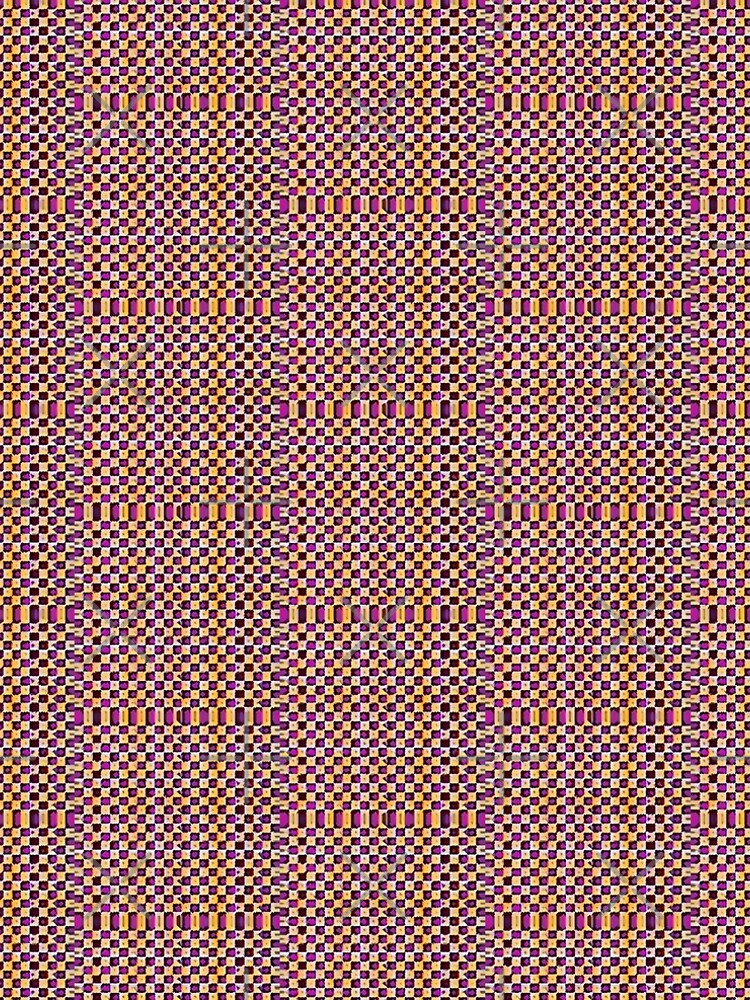 Thumbnail 5 of 5, A-Line Dress, Checkerboard Raspberry designed and sold by Kawaii85.