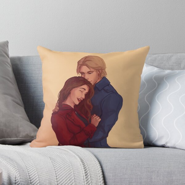 Nina and Matthias Throw Pillow