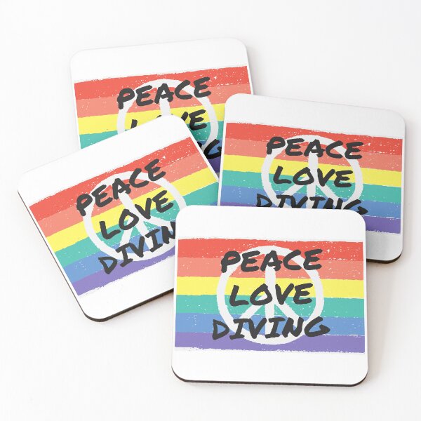 Item preview, Peace. Love. Diving designed and sold by TheGreenGoat.