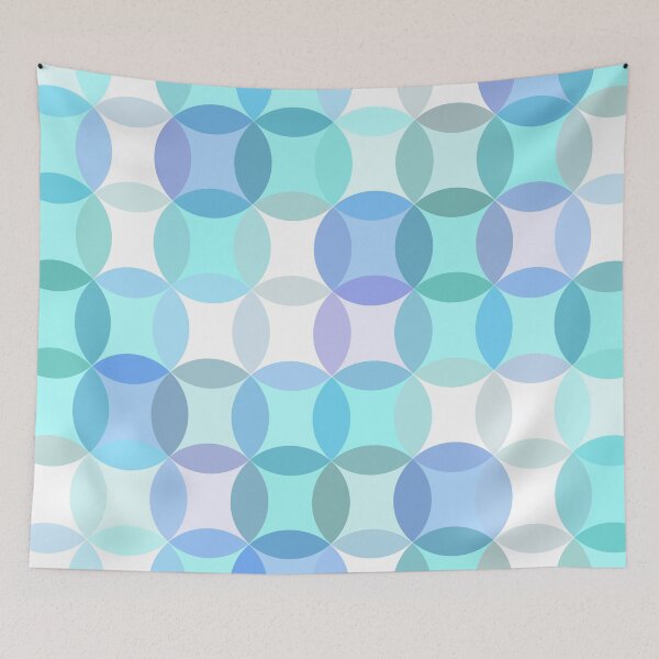 Item preview, Soft Teal Circles designed and sold by Teallady.
