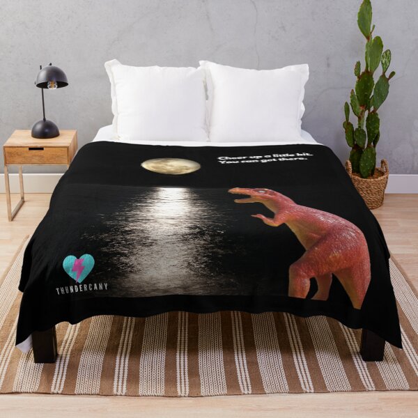 Item preview, Dinosaurs On The Moon - cheer up a little bit you can get there designed and sold by thundercandy.