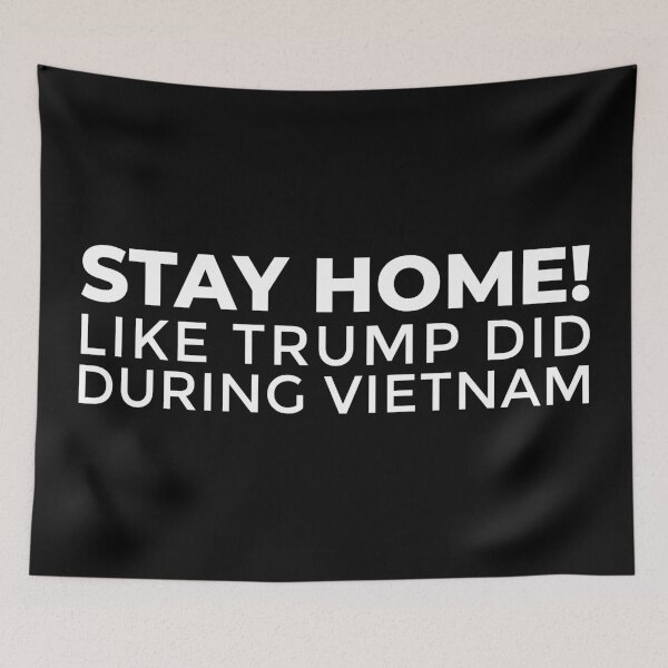 Item preview, Stay Home Like Trump in Vietnam - Political Bumper Sticker designed and sold by BaseDemocracy.