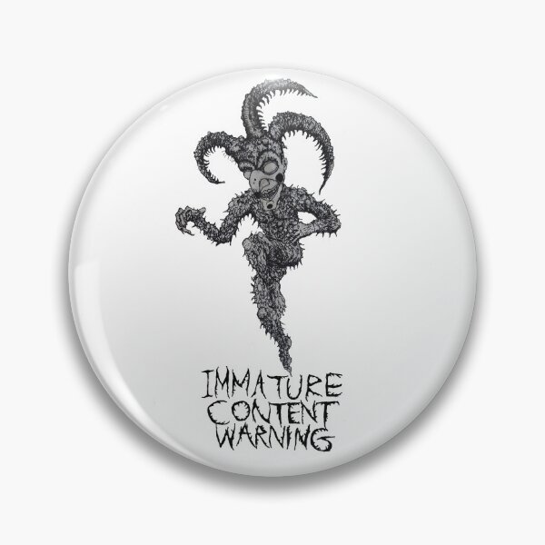 Item preview, Immature Content Warning designed and sold by WKeleny2.
