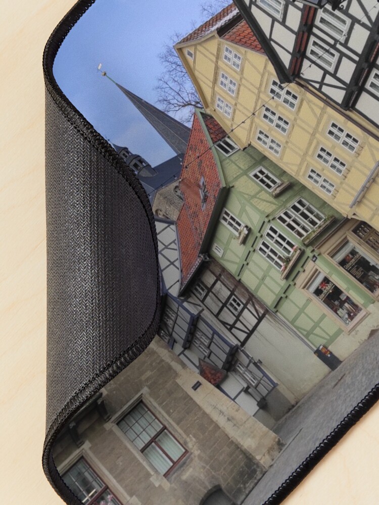 Alternative Ansicht von Fachwerkhäuser in Quedlinburg Mauspad
