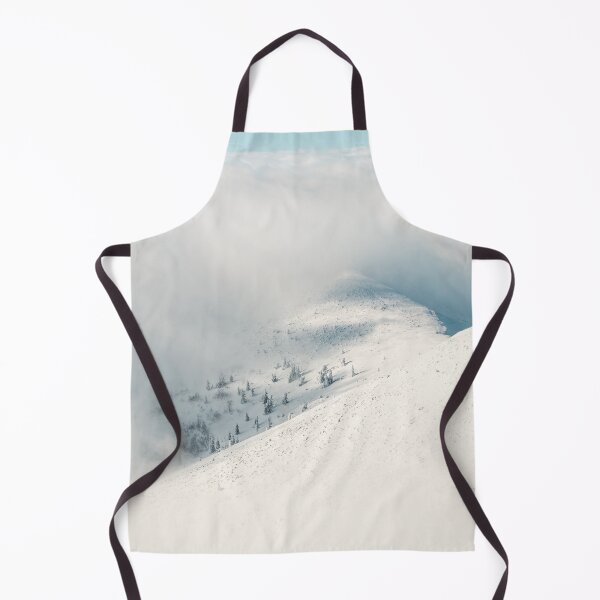 Item preview, Clouds clearing above spruce forest and snowy mountains designed and sold by Patrik Lovrin.